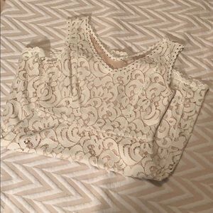 White Lace Altar’d State Dress